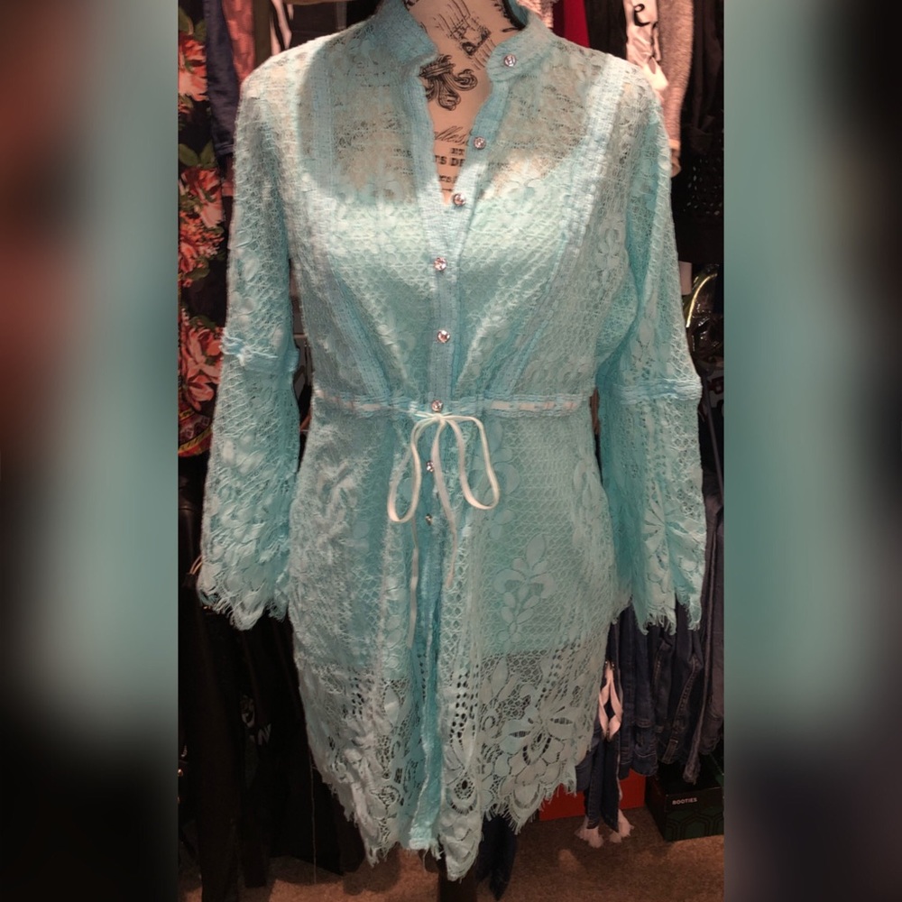 HSN- Colleen Lopez- Romance Vintage Lace Tunic